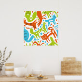 Katten en muizen poster (Keuken)