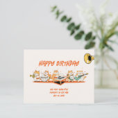 Katten en Muziek Briefkaart (Staand voorkant)