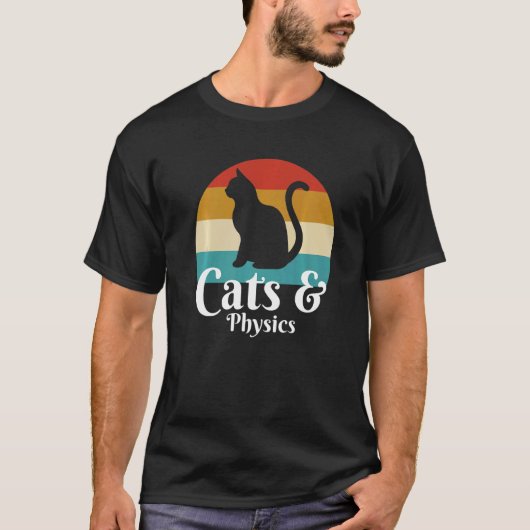 Katten En Natuurkunde T-shirt (Voorkant)