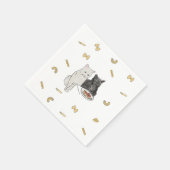 Katten en pasta schattige luciferdoosje servet (Hoek)