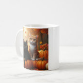 Katten en pompoenen mok (Voorkant links)