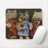 Katten en poppen muismat (Met muis)