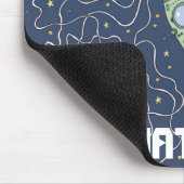 Katten en raketten in de ruimte Gepersonaliseerde  Muismat (Hoek)