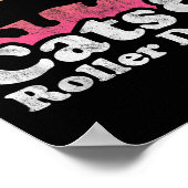 Katten en roller derby Mannen of vrouwen kat Poster (Hoek)
