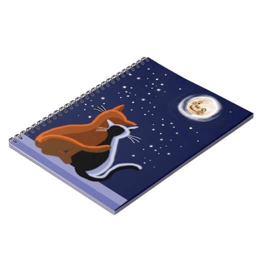 katten en romance notitieboek (Linkerzijde)