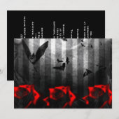 Katten en Rozen Gothic Kaart (Voorkant / Achterkant)