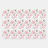 Katten en Rozen Inpakpapier Vel (Voorkant)