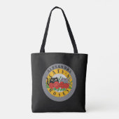 Katten en Rozen Naam Tote Bag (Achterkant)