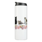 Katten en Rozen Thermosbeker (Geroteerd rechts)