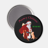 Katten en Santa Magneet (Voorkant / Achterkant)