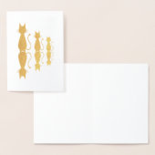 Katten en schaduwen folie kaarten (Display)