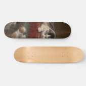 Katten en schilderijen persoonlijk skateboard (Horizontaal)