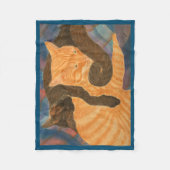 Katten en spelden fleece deken (Voorkant)