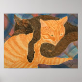 Katten en spelden poster (Voorkant)