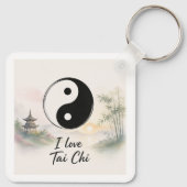 Katten en Tai Chi Sleutelhanger (Achterkant)