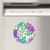 Katten en takken - paars en groen magneet (Insitu (Vaatwasser))