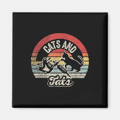  katten en tapijten Shirten Tattoos deksels Magneet (Voorkant)