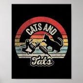  katten en tapijten Shirten Tattoos deksels Poster (Voorkant)