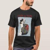 Katten en tapijten, Tattoo, overloopkatten T-shirt (Voorkant)