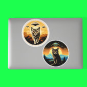 Katten en ufo's sticker