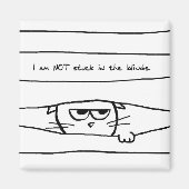 Katten en vensterluiken - Funny Cat Magnet (Voorkant)