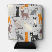 Katten en verfdrukken blikjeskoeler (Achterkant)