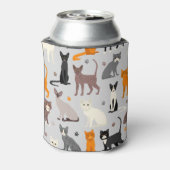 Katten en verfdrukken blikjeskoeler (Blikje Achterkant)