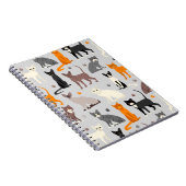 Katten en verfdrukken notitieboek (Rechterzijde)