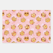 Katten en verfdrukken Verpakkingspapierset Inpakpapier Vel (Voorkant 2)