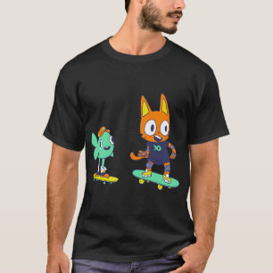 Katten en Vissen Skateboarden T-shirt