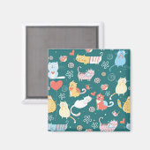 Katten en vogels magneet (Voorkant / Achterkant)