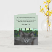 Katten en vrouwen doen wat ze willen kaart (Gele Bloem)