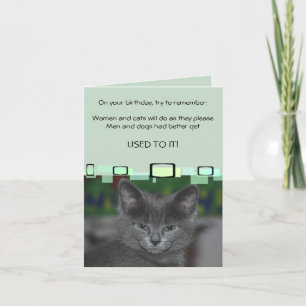 Katten en vrouwen doen wat ze willen kaart