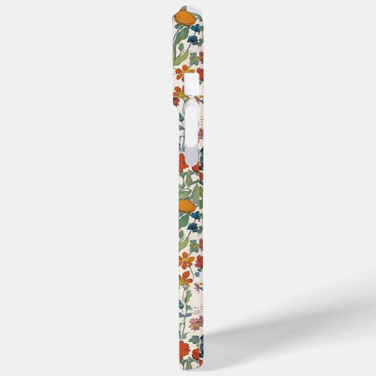 Katten en Wildbloemen Illustraties Boho Case-Mate iPhone Case (Achterkant / Links)