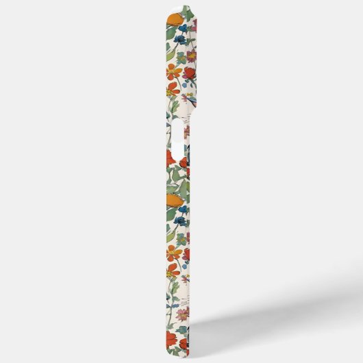 Katten en Wildbloemen Illustraties Boho Case-Mate iPhone Case (Achterkant / Rechts)
