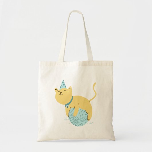 Katten- en wolletentas tote bag (Voorkant)