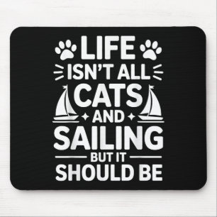 Katten En Zeilen Zeilboot Grappig Zeilen Muismat