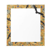 Katten en Zombie Jack-O-Lantern Notitieblok (Voorkant)