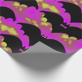 Katten en zwoeggeel cadeaupapier (Hoek)