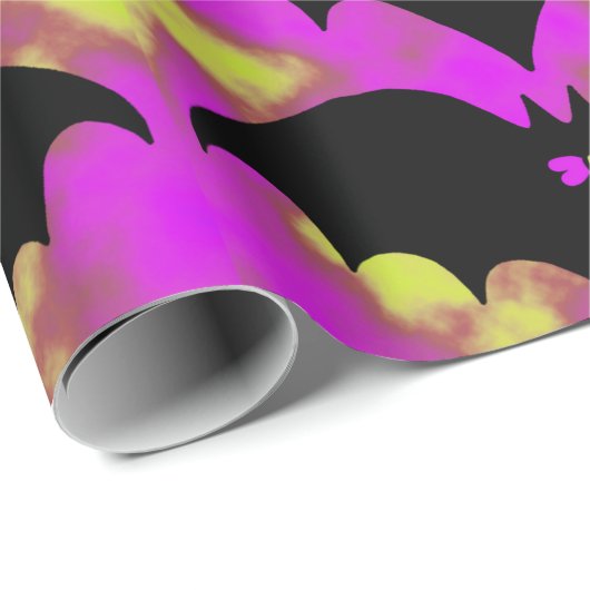 Katten en zwoeggeel cadeaupapier (Rol Hoek)