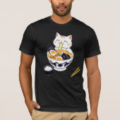 Katten eten Chinees T-shirt (Voorkant)