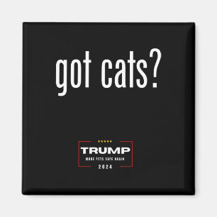 Katten eten de honden katten - Trump maakt huisdie Magneet