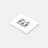 Katten, Ew, Mensen Post-it® Notes (Schuin)