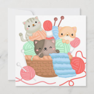 Katten Feestdagenkaart