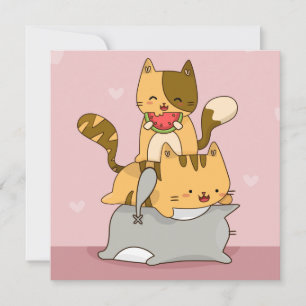 Katten Feestdagenkaart