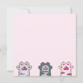 Katten Feestdagenkaart (Achterkant)