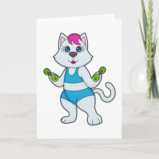 Katten Fitness Halter Kaart (Voorkant)