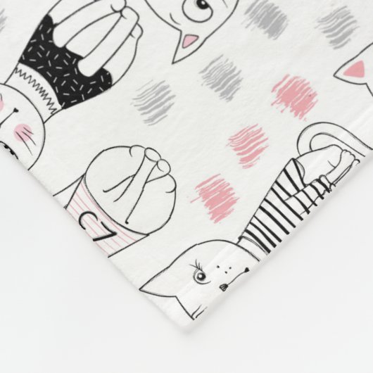 Katten Fleece Blanket (Hoek)