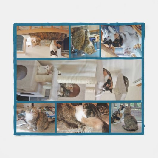 Katten Fleece Blanket (Voorkant (Horizontaal))