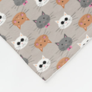 Katten Fleece Blanket Deken